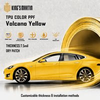 Film de protection de peinture pour carrosserie automobile en TPU 7,5 mil, auto-réparant, anti-rayures, anti-UV/IR, garantie 5 ans, effet changeant de couleur