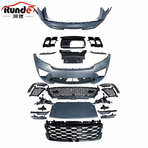 Runde pour Range Rover <span class=keywords><strong>Velar</strong></span> 2017-2019 mise à niveau Style <span class=keywords><strong>SVA</strong></span> Kit de carrosserie pare-chocs avant pare-chocs arrière Grille de pare-chocs arrière embouts d'échappement d'aile arrière - Product Image 6