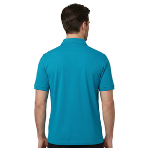 Camisas de Golf Personalizadas para Hombre, de Manga Corta, Color Sólido, Tallas Grandes, Tejidas, 100% Algodón, 220g, con Solapas Estampadas, Casuales y de Negocios - Product Image 4