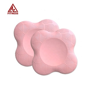 Almohadilla gruesa para hacer ejercicio para niños y mujeres, estera de Yoga de PU redonda con logotipo personalizado, respetuoso con el medio ambiente, para Fitness, gimnasio en casa, entrenamiento, <span class=keywords><strong>Pilates</strong></span> - Product Image 1