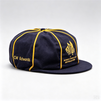 Casquette de cricket sportive personnalisée 8 panneaux, design Baggy Green australien, broderie, casquettes unies et casquettes de cricket pour hommes