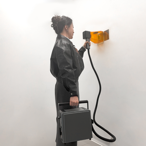 소형 플라스틱용 휴대용 50W 섬유 레이저 마킹 머신 휴대용 광학 레이저 조각기는 DXF 및 BMP 그래픽 형식을 지원합니다 - Product Image 3