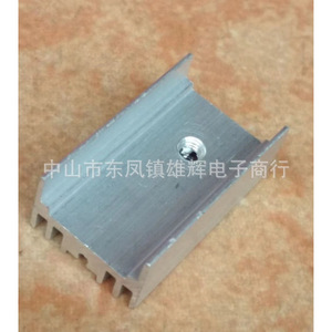 ฮีทซิงค์อะลูมิเนียม 15x10x25 มม. แบบไม่มีขา สำหรับทรานซิสเตอร์มอสเฟต 7805 ซิลิคอนคอนโทรลเรคติไฟเออร์ แบบติดตั้งบนพื้นผิว - Product Image 2
