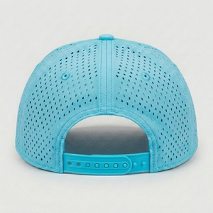 Gorra de Béisbol de 6 Paneles Color Cian, Ajustada, Unisex, Informal, para Primavera/Verano, para Adultos - Product Image 3
