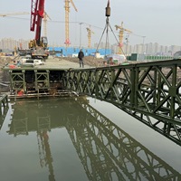 Pont de Bailey compact Pont de Bailey Conception et fabrication Ponts piétonniers en acier préfabriqués