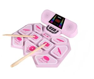 Intelligent hand-held electronic <b>drum</b> for percussion. Portable electronic <b>drum</b>. Basic introductory teaching instrument beginners - Product Image 4
