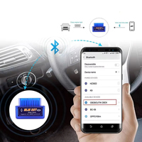 Mini V2.1 ELM327 conexión inalámbrica coche Auto diagnóstico escáner OBDII herramienta elm327 adaptador elm327 software