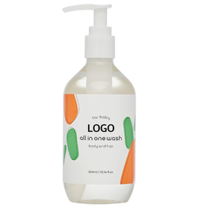 Soin Corps et Cheveux Bébé Tout-en-Un 2-en-1 – Formule Douce Sans Larmes Hydratante Nettoyage Délicat Quotidien – Soin de la Peau Bébé – Beauté Coréenne - Product Image 1