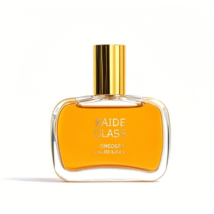 Wholesale Clear Perfume Spray <b>Bottle</b> Empty Crimp Rectangle 50ml Glass Flat Perfume <b>Bottle</b> with Black Cap - Product Image 5