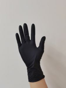 Guantes Desechables Personalizados Sin Látex para Tatuajes, Azules y Negros de 4 mil, Guantes de Nitrilo Negros Sin Látex de 9 Pulgadas para Salón de Belleza - Product Image 4