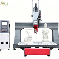 Fresadora CNC de 5 Ejes GAORUN con Cabezal Oscilante y Husillo de 6kW, Precisión de 0.01mm, Recorrido de 2500x1300mm, 380V, Certificación CE