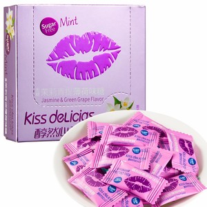 Bonbons 50g <span class=keywords><strong>Jasmin</strong></span> Vert Raisin Saveur De Menthe Bonbons Halal Sachet Saveur De Menthe Bonbons En Gros - Product Image 1