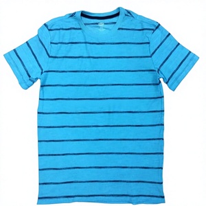 เสื้อยืดพรีเมียมสำหรับผู้ชาย ผ้าฝ้าย 100% เนื้อนุ่ม ระบายอากาศได้ดี คุณภาพสูง ทรงปกติ บริการ OEM สำหรับผู้ซื้อต่างประเทศ - Product Image 1