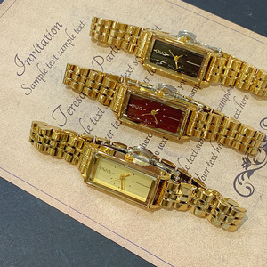 Reloj de Pulsera de Acero Rectangular Elegante de Alta Gama, Reloj de Cuarzo Minimalista Retro Único para Mujer - Product Image 6