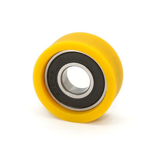 Rouleau guide haute dureté 12x35x14mm avec capuchon d'étanchéité 6001RS, poulie plate en plastique TPU résistant à l'usure pour convoyeurs - Product Image 2