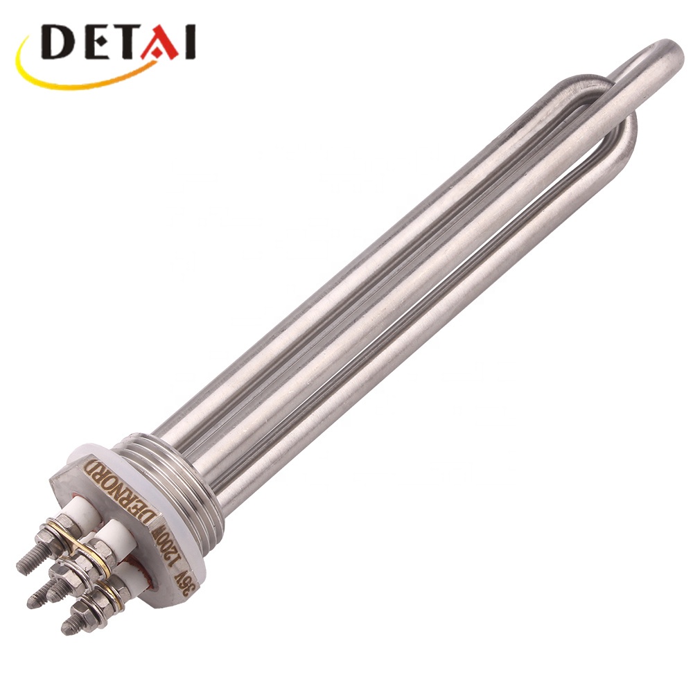 Горячая Распродажа нагреватель постоянного тока 12 В 300 Вт 600 Вт 24 в 600 Вт 36 в 1200 Вт 48 в 1500 Вт Ввинчиваемый 1 "BSP NPT нагревательный элемент для солнечной энергии, ветровой энергии