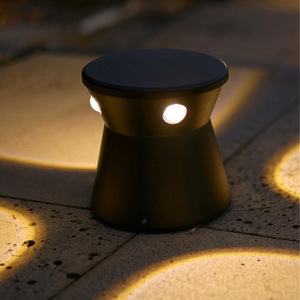 Lampe de jardin extérieure étanche IP65 en aluminium COB LED, éclairage de cour, 12V DC, design géométrique - Product Image 1