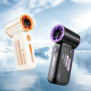 Ultra-<b>Mini</b> Portable <b>Fan</b>, Smart Display, 19000 RPM High Speed, 100-Speed Adjustable, 3600Mah Rechargeable, Pocket Hand <b>Fan</b> - Product Image 1