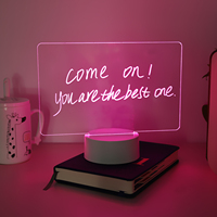 Lampe de noël pour chambre d'enfant, veilleuse LED, Photo personnalisée créative, Illusion 3D, Anime, Table acrylique, Base de bureau
