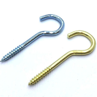 Vis à œil en acier au carbone personnalisée pour le bois, crochet à œil, vis à tarauder, crochet