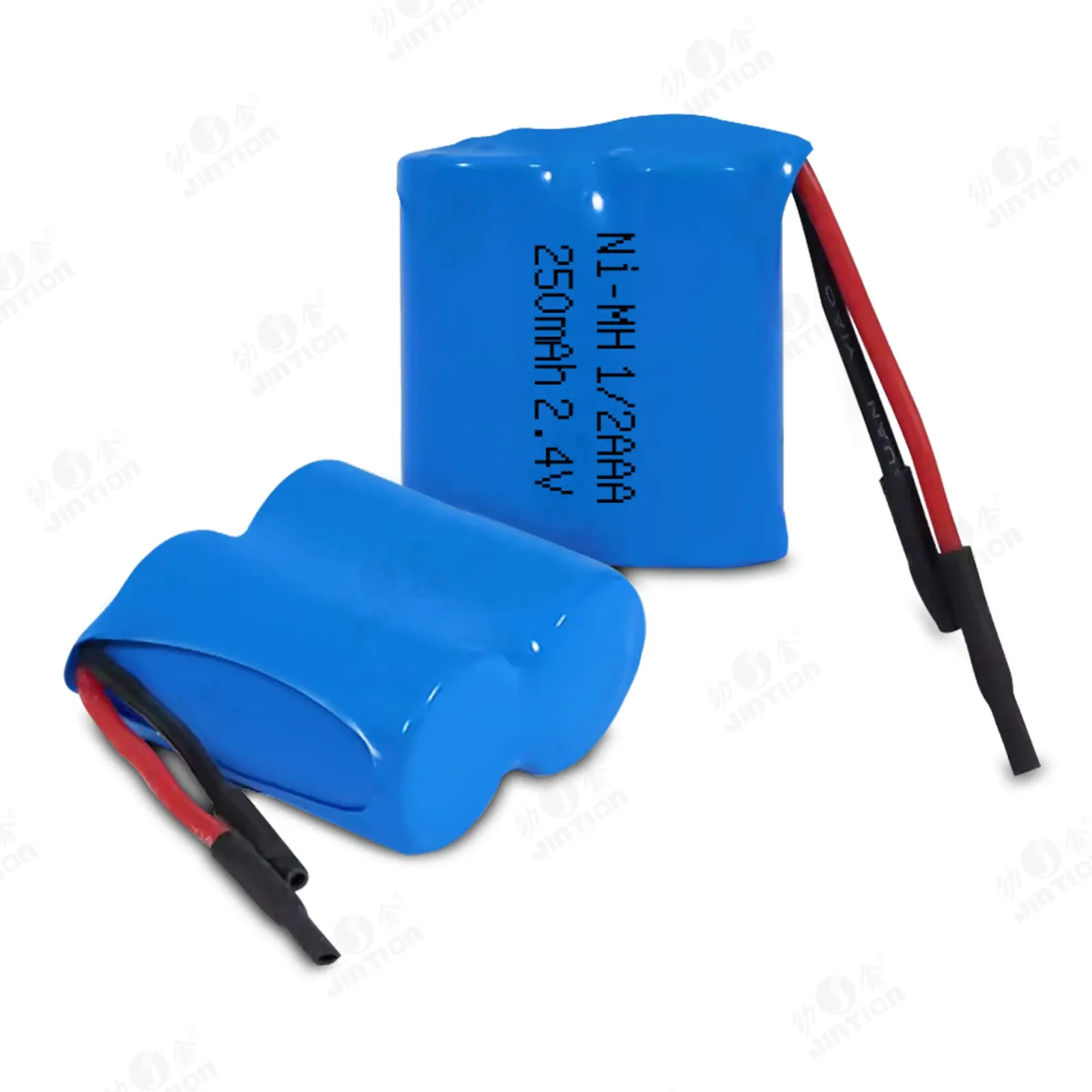 NIMH 1/2AAA 250mah 1.2V nimh şarj edilebilir pil ni-mh pil şarj edilebilir aa piller için telsiz telefon coaster çağrı cihazı