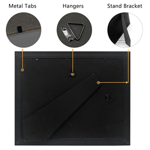 Mondon 11x14in Marco de Certificado de graduación negro dorado Marcos de diploma con doble mate - Product Image 5