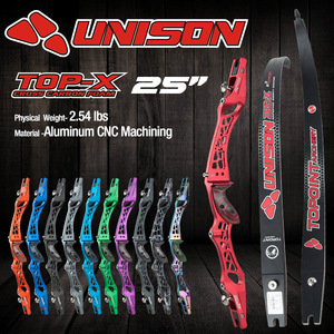 Topoint Archery Recurve Bow Riser <span class=keywords><strong>UNISON</strong></span> 25In CNC aluminio 6061 T6 tiro con arco Riser todas las extremidades de arco recurvo ILF RH y LH - Product Image 6