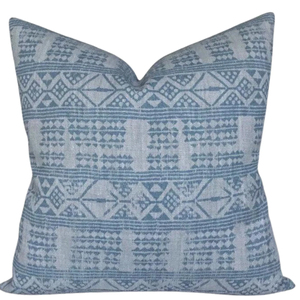 ปลอกหมอนผ้าฝ้ายสีฟ้าหมอกสำหรับตกแต่งขนาด18X18นิ้ว - Product Image 1