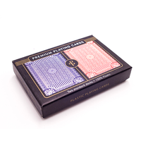 Cartes à jouer promotionnelles personnalisées en papier noir vintage, vierges des deux côtés, avec logo, certifiées EN71, prix usine, MOQ