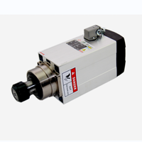 Moteur de broche de routeur CNC Changsheng 4,5 kW 18000 tr/min à refroidissement par air pour le travail du bois, broche de machine de fraisage