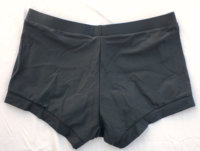 Shorts de Baño para Hombre, Color Negro Mate, Tejido de Punto Elástico y Transpirable, Secado Rápido, para Playa y Piscina