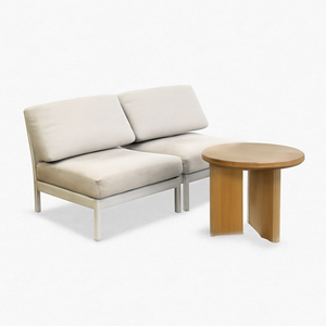 Garden <b>Sofas</b> Vietnam <b>Wooden</b> Table OEM Certified Gray Outdoor Patio Furniture Set Powder Coated Aluminum <b>Frame</b> Minimalist - Product Image 3