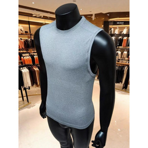 OEM Summer Sleeveless Vest Running <b>Singlet</b> 100% Cotton Casual Breathable Silk Screen Printing Waffle Tank Top <b>for</b> <b>Men</b> - Product Image 4