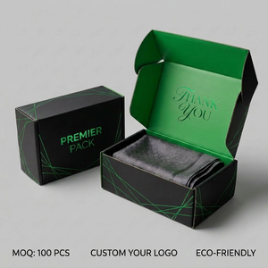 Small Custom Printing Black Corrugated Recyclable Shoes Clothes Mailing Paper <strong>Cardboard</strong> Packaging Custom Mailer <strong>Boxes</strong> - Product Image 1