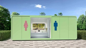 WC Prefabbricato Portatile con Lavandino e Doccia <span class=keywords><strong>per</strong></span> Esterni, Villa, Ufficio, Vendita all'Ingrosso dal Produttore - Product Image 3