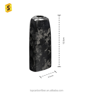 Couvre-frein à main en Fiber de carbone forgée ES pour Ford <span class=keywords><strong>Mustang</strong></span> 2015 à <span class=keywords><strong>2019</strong></span>, <span class=keywords><strong>accessoires</strong></span> d'intérieur de voiture - Product Image 4