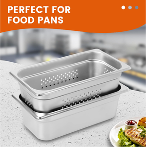 سخان طعام تجاري بنظام حمام ماري مستطيل الشكل من الفولاذ المقاوم للصدأ مع تسخين كهربائي فضي اللون سعة 6 لتر للحساء - Product Image 4