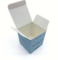Boîtes cadeaux en cire de bougie de haute qualité avec laminage mat et gaufrage, emballage en forme de cube, fournisseur en gros