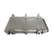 Prix d'usine de persiennes de sortie de grille d'aération en acier inoxydable de haute qualité pour une utilisation de fenêtre marine sur les bateaux et les navires
