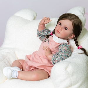 Muñeca Reborn de 60CM para niña pequeña, imagen Real de Missy, piel 3D, múltiples capas, pintura de venas Visible, arte coleccionable de alta calidad - Product Image 2