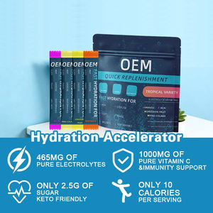 Mezcla de Bebida Electrolítica Sin Azúcar y Cero Calorías, con Iones de Magnesio y Hierro, Minerales, Suplemento Dietético Energético para Deportes al Aire Libre y Antes del Ejercicio - Product Image 2