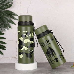 BORGE 600ml/800ml Outdoor Sports Insulated Stainless Steel Kettle Camp Travel Pot Vacuum Flask &amp; Thermos - Product Image 4
