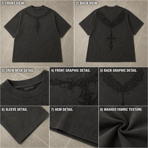 T-shirts unis 100 % coton OEM, T-shirt épais 100 % coton 300 g/m², Camiseta, T-shirt de course OEM sublimation délavé à l'acide - Product Image 3