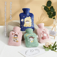 Chauffe-mains en peluche mignon avec un design rempli d'eau pour les filles et les temps froids