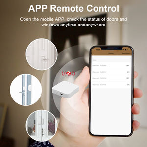 جهاز استشعار للأبواب والنوافذ من eweleligbee Zigbee جهاز استشعار للأمان وجهاز إنذار ضد السرقة يعمل بالبطارية والتحكم بالتطبيقات المنزلية - Product Image 2