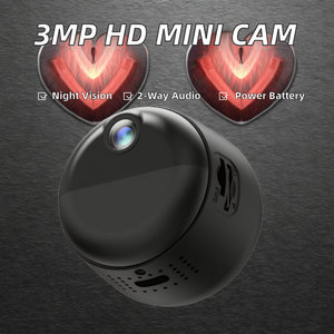 كاميرا واي فاي صغيرة جديدة عالية الدقة، كاميرا IP منزلية مع رؤية ليلية بالأشعة تحت الحمراء، كاميرا فيديو صغيرة لاسلكية مغناطيسية C12 - Product Image 2