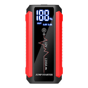 Factory LED Large Digital Display 12V Portable <strong>Car</strong> Start <strong>Emergency</strong> Tool Kit 1000A Peak Current Multi-functional <strong>Jump</strong> <strong>Starter</strong> - Product Image 2