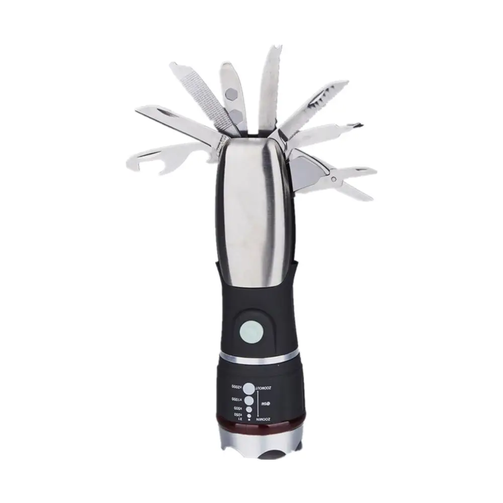 Многофункциональный инструмент для кемпинга аварийный нож для выживания фонарик светодиодный фонарик