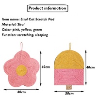 Tapis de couchage antidérapant pour chat, tapis de canapé suspendu mural, protecteur de meubles en Sisal naturel, coussin à gratter pour chat, jouet