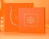 Boîte à chocolat personnalisée avec couvercle, emballage en carton, boîtes d'emballage en vrac, idée de cadeau